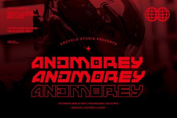 Andmorey: A Futuristic Display Font That Elevates Real Small Business Branding