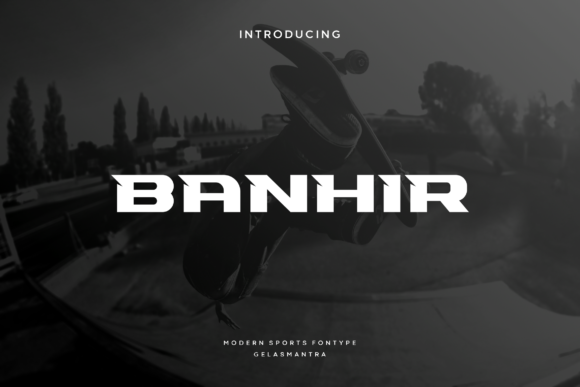 Banhir: A Bold, Warm Display Font for Thoughtful Editorial Design