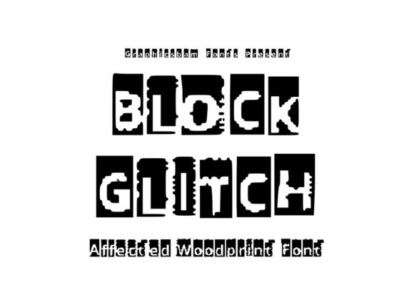 Block Glitch: A Display Font with Digital Soul
