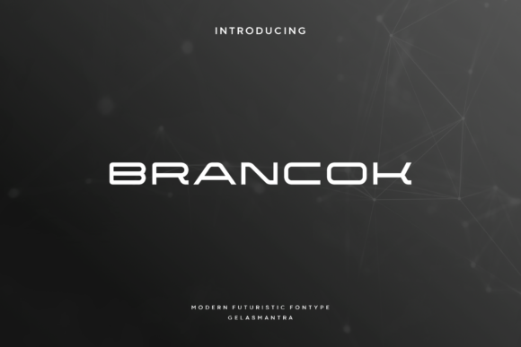 Brancok: A Futuristic Display Font for Editorial Impact