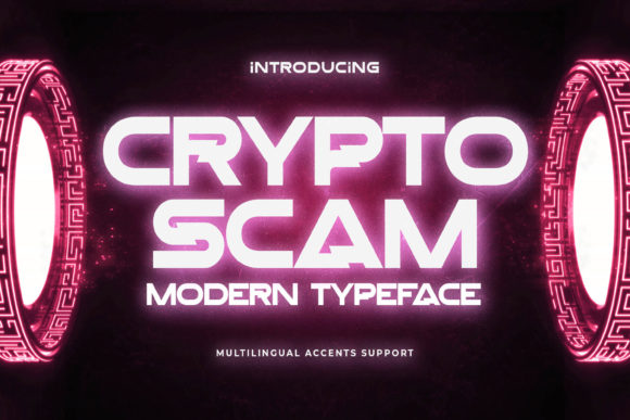 Crypto Scam: A Bold Display Font That Delivers Personality