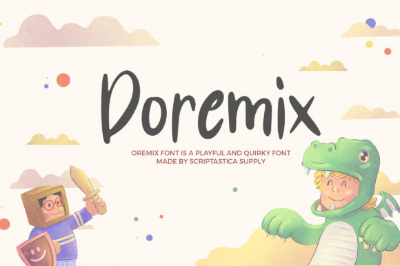 Doremix: A Friendly Display Font for Small Business Branding