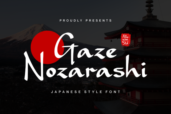 Gaze Nozarashi: A Quietly Commanding Display Font