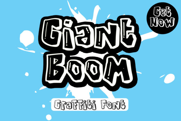 Giant Boom: A Display Font with Urban Soul