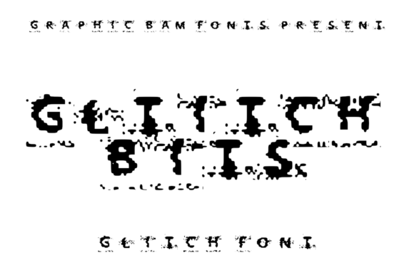 Glitch Bits: A Display Typeface That Fits Real Digital Projects