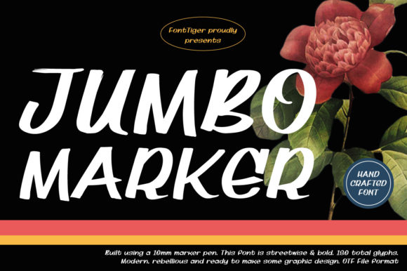 Jumbo Marker: A Bold Display Font for Digital Branding