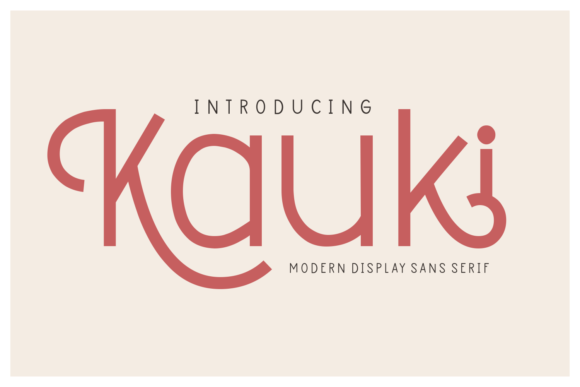Kauki: A Display Font That Earns Its Space