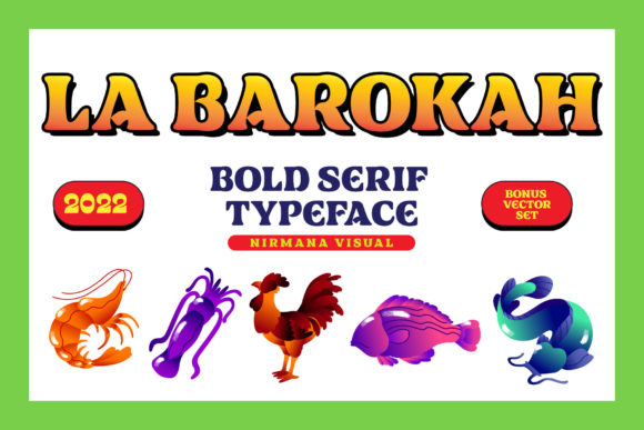La Barokah: A Bold Display Font That Anchors Digital Branding