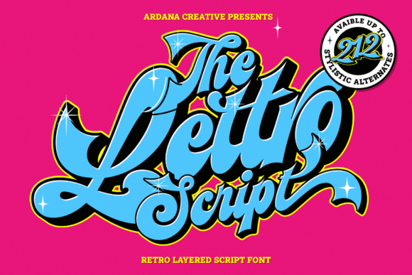 Lettro: A Bold, Retro Display Font That Elevates Digital Branding