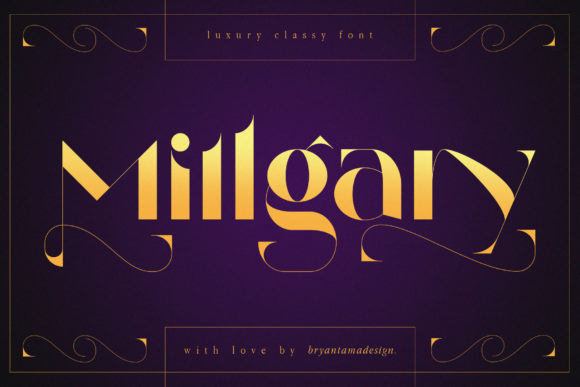 Millgary: A Stylish Display Font for Editorial Design