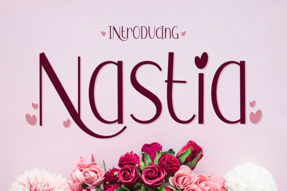 Nastia: A Playful Display Font for Handmade Charm