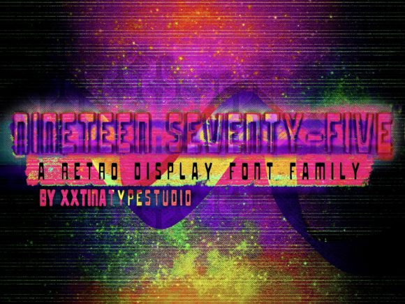 Nineteen Seventy-Five: A Bold Retro Display Font That Earns Its Place