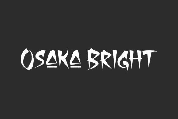 Osaka Bright: A Japanese Display Font That Feels Like Sunlight on Paper