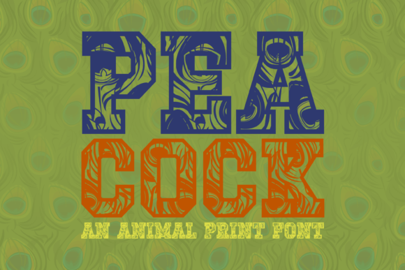 Peacock: A Display Font That Commands Attention