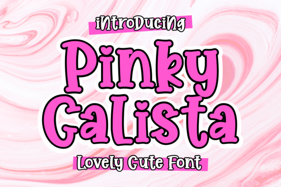 Pinky Calista: A Playful Display Font for Handmade Brands