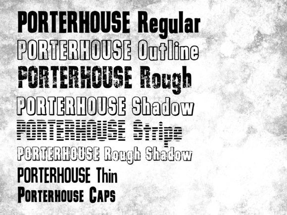 Porterhouse: A Display Font That Makes Your Brand Feel Instantly Polished