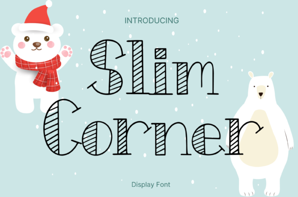 Slim Corner: A Display Font That Makes Your Headlines Stand Out