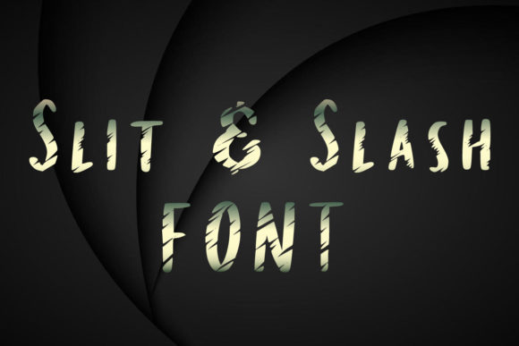 Slit Slash: A Display Font That Makes Your Brand Instantly Brighter