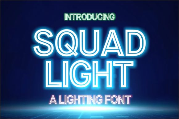 Squad Light: A Modern Display Font for Editorial Impact