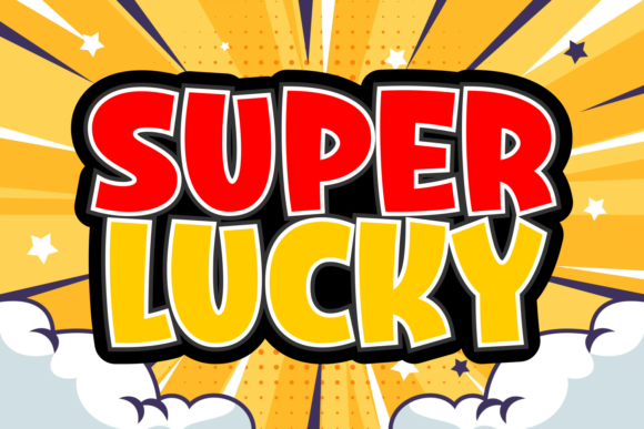 Super Lucky: A Display Font That Feels Like a Smile