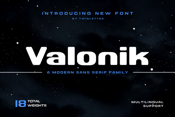 Valonik: A Vintage Display Font That Makes Handmade Goods Shine
